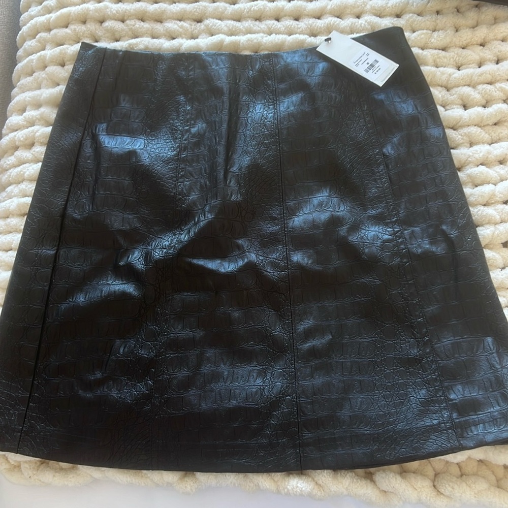 Leather skirt